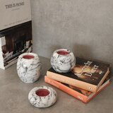 WALLXPERT MAR08370302D White Candlestick Set (3 Pieces) | ePonuda.com