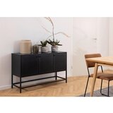 Actona Črna kovinska komoda Newcastle, širina 125 cm | Shoptok.si