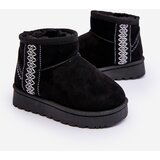 Boto Children's Quilted Snow Boots Black Leonora | Shoptok.si