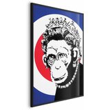  Plakat - Monkey Queen 60x90 Crni okvir | shoptok.hr