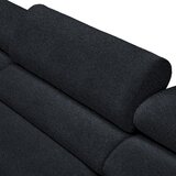Lomoco KOTNA SEDEŽNA GARNITURA, velur antracit | Shoptok.si