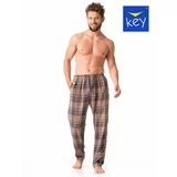 Key Pyjama pants MHT 421 B23 Flannel M-2XL brown