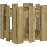  Vrtna sadilica s izgledom 30x30x30 cm impregnirana borovina | shoptok.hr