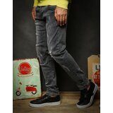 DStreet Spodnie jeansowe męskie szare | Shoptok.si