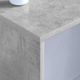  Stol za zid Betonski sivi 100 x 45 x 30 cm Konstruirano drvo | shoptok.hr