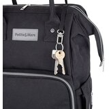 Petite&Mars Nahrbtnik za plenice Jack, Black | Shoptok.si