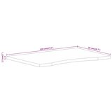  Ploča za radni stol zaobljena 120x50x2,5 cm od drva manga | Eponuda.com