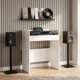 Dj stol Bijela 82 x 45 x 102 cm Konstruirano drvo Cijene