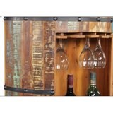 Interia Home & Living Stojalo za vino iz recikliranega lesa v naravni barvi za 8 steklenic, 60x115 cm Kaveri - | Shoptok.si