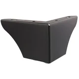 Noga za pohištvo (Do x Š x V: 110 x 110 x 76 mm, Jeklo, Črne barve)