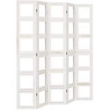  Sobna pregrada s 5 panela bijela od masivnog drva paulovnije 40 x 220 cm | shoptok.hr
