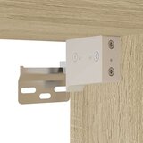vidaXL Omarica za umivalnik sonoma hrast 100x38,5x48 cm iverna plošča | Shoptok.si