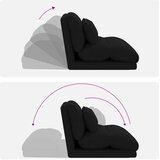  Podna stolica Crna 110 x 82 x 55 cm tkanina | shoptok.hr