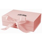 LITTLE PRINCESS Poklon kutija sa satenskom mašnom Roze 26 x 23 x 9 cm | ePonuda.com