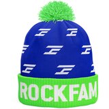 Rockfam DEX ROCK Neon muška zimska kapa plavo-zelena cene