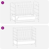  Hranilica za stoku Maslinasto zelena 100 x 60 x 90 cm | shoptok.hr