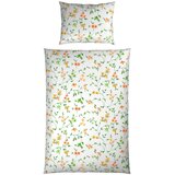 Esposa OBOJESTRANSKA POSTELJNINA 140/200 cm saten oranžna | Shoptok.si