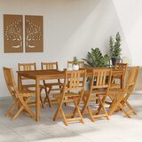  Vanjske bistro stolice 8 pcs Prirodna 40 x 42 x 85 cm | Eponuda.com