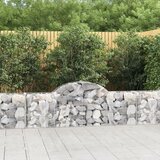  Lučne gabionske košare 4 kom 200x30x60/80 cm pocinčano željezo Cijene