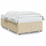  Okvir kreveta bez madraca krem 120 x 200 cm od tkanine | shoptok.hr