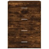  Komoda 2 kom boja dimljenog hrasta 60x31x84cm konstruirano drvo | shoptok.hr
