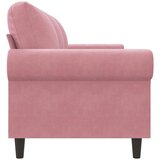  Trosjed ružičasti 180 cm baršunasti | shoptok.hr