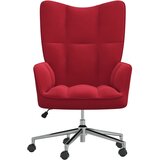 The Living Store Stol za sproščanje vinsko rdeč žamet - Stol Za Sproščanje, (21420352) | Shoptok.si