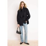 Trendyol Modest Ženska košulja Tctss26Tg00019, Crna Cene
