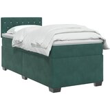  Boxspring krevet s madracem Tamnozelena 80 x 200 cm Baršun | shoptok.hr