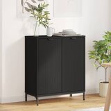 vidaXL Ormarić / Komoda Crna 69.5 x 33 x 82 cm Konstruirano drvo Cijene