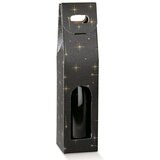  Kutija kartonska crna zvezdice 1 boca sa ručkom -38913 | ePonuda.com