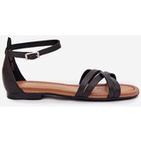 Maciejka Women's Leather Sandals On Flat Heel | Shoptok.si