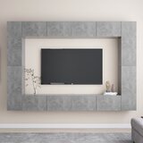 The Living Store Komplet TV omaric 8-delni betonsko siva iverna plošča - TV Omarica, (21429860) | Shoptok.si