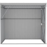  Zidno vrtno spremište sivo 118 x 194 x 178 cm pocinčani čelik | shoptok.hr