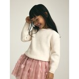 Reserved Pulover s mješavinom pamuka - boja kože | shoptok.hr