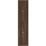 vidaXL Ormarić za lijekove boja smeđeg hrasta 40x41x174,5 cm drveni | shoptok.hr