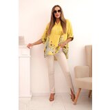 Kesi Włoski Women's cotton shirt with button and pocket kiwi | shoptok.hr