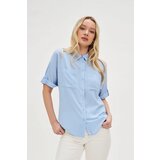 Marisse Women's Shirt L-Ko-4624 L.Blue Cene