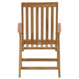 Venture Home Kenya vrtna stolica s podesivim naslonom 62 &amp;times; 73 &amp;times; 105 cm, prirodna boja drva Slike