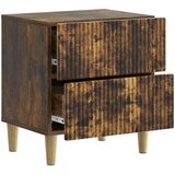  Noćni ormar Dimljeni hrast 43 x 34,5 x 48 cm Konstruirano drvo | Eponuda.com