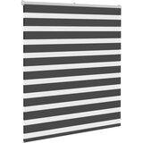 vidaXL Zavjesa zebra crna 135x100 cm širina tkanine 130,9 cm poliester | shoptok.hr