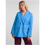 Pieces Blue Ladies Oversize Jacket Thelma - Women Cene