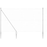  Ograda s postovima Srebrno 1,5 x 10 m Čelik | shoptok.hr