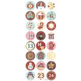  Set novogodišnjih naljepnica 24 kom | Advent kalendar (novogodišnje) | Eponuda.ba