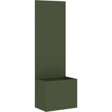 Vrtna sadilica s Dekorativnom Pločom Maslinovo zelena 50 x 140 cm | shoptok.hr