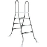  Ljestve za bazen iznad tla 100 cm 3-Step Nehrđajući čelik 304 | shoptok.hr
