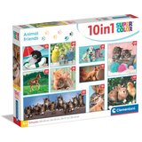 Clementoni Životinjski prijatelji 10u1 super color puzzle - | shoptok.hr