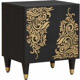 vidaXL Ormarić s vratima Crna 40 x 33 x 46 cm Čvrsto drvo manga Cijene