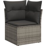  10-dijelni set vrtnih sofa od poliratana s jastucima sivi Siva 83 x 62 x 69 cm | shoptok.hr