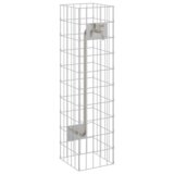 vidaXL Gabionski Stolp z Vodno Pipico 100x25x25 cm 304 Nerjaveče Jeklo | Shoptok.si